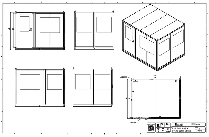 8x10-guard-booth-swing-door-design-drawing